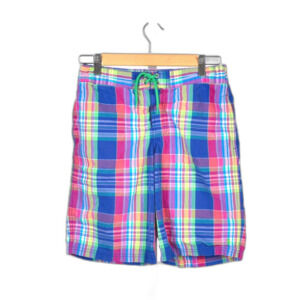 Polo Ralph Lauren Plaid Lined Preppy Board Short / Bathing Suit Size 14-16